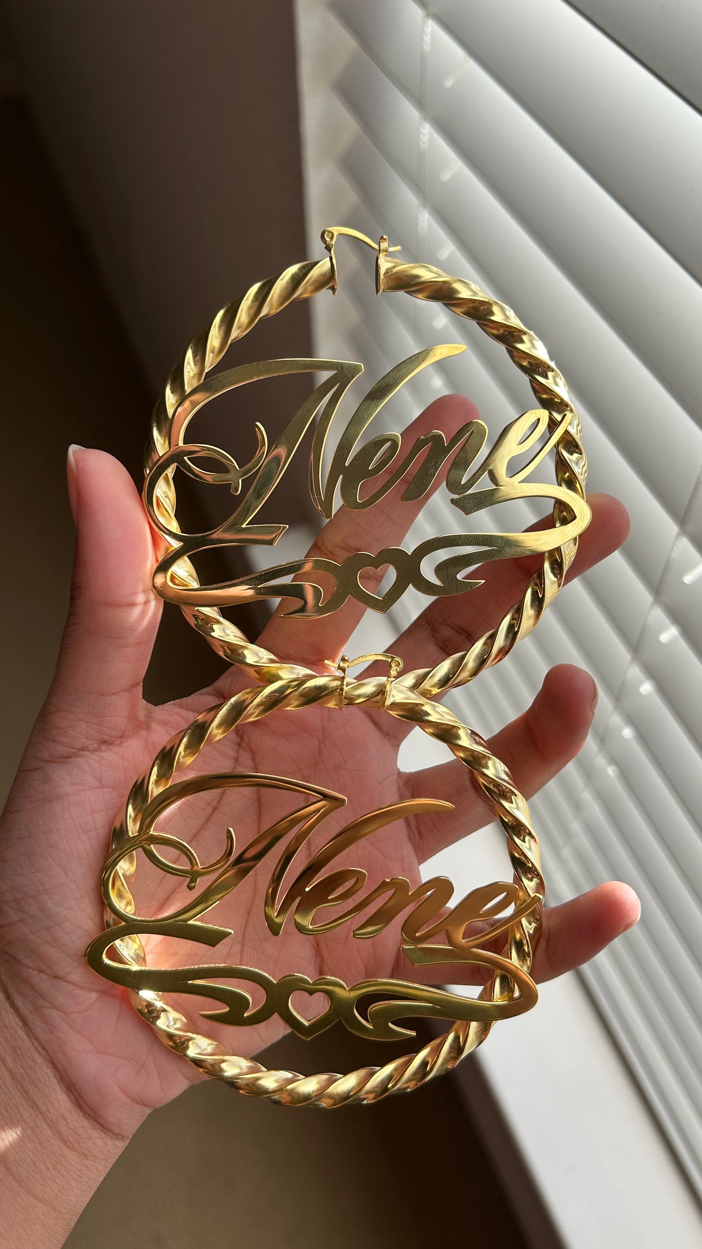 CUSTOM NAME EARRINGS