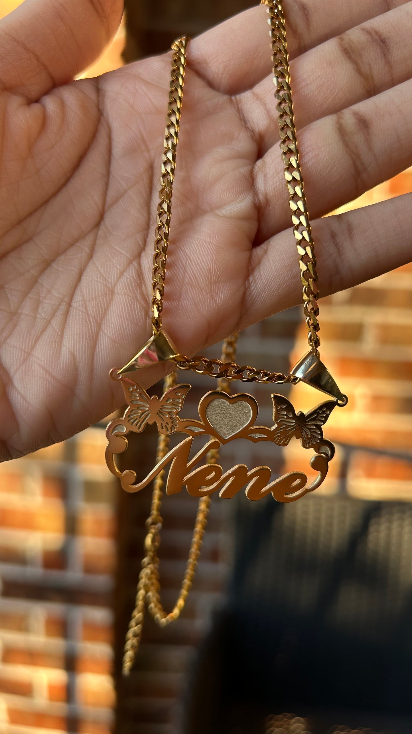 CUSTOM NAMEPLATED NECKLACE